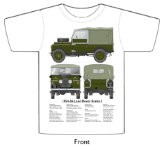 Land Rover Series 1 1954-56 T-shirt Front